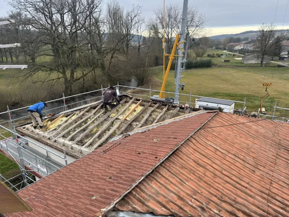 Rénovation toiture à Rupt-en-Woëvre